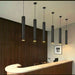 Ferrolux Minimalist Metal Tube Pendant Lamp 35cm Gu10 7W 3