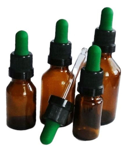 NRdisenyarte Amber Glass Bottle 15ml Dropper Homeopathy X10uni 2