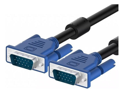 Generic VGA to VGA Cable 3m Male to Male Monitor Dual Filter 1