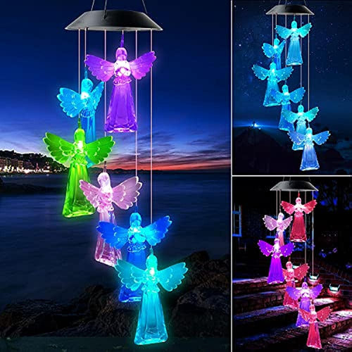 Shangtianfeng Angel Solar Wind Chimes 0