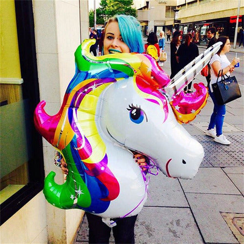 Inflatable Rainbow Unicorn Horse Balloon Decoration by BrandName 1