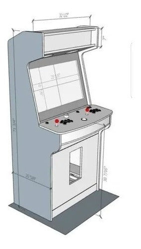 Fliperama Medidas Arcade + 60 Modelos Projetos Completo 2022 1