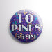 Customized Pin 55mm, Pack of 10 for Events, Souvenirs, Graduations 0