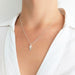 925 Silver Initial Letter Necklace 25