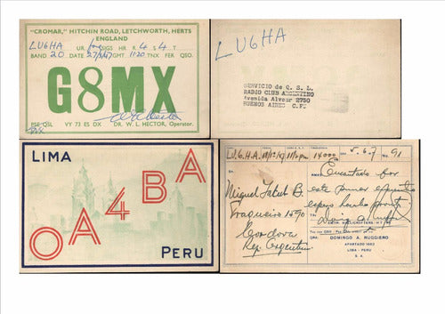 20 Tarjetas Qsl - Usuario Lu6ha (años 1946 Y 1947) 5