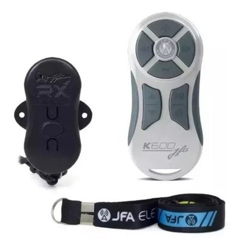 Controle Longa Distancia Completo Jfa Branco / Cinza K600 0