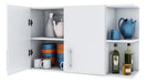 Centro Estant 2-Door Kitchen Cabinet with Side Shelf 2