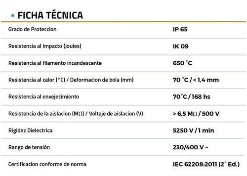 Gab, Plas, Est, P/tabl,elec, 245x230x180  B/s Prg357 Roker 5