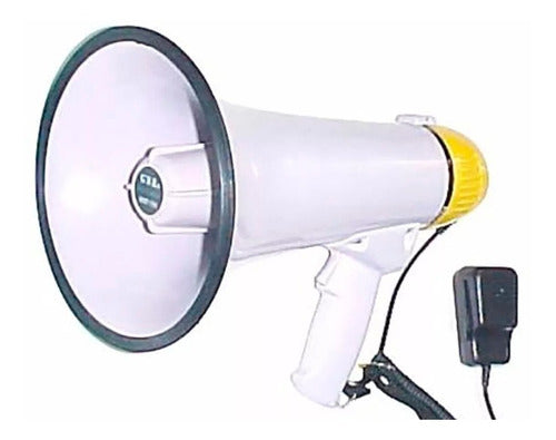 GBR Megaphone Amplifier Voice Recorder with Mic and Siren 0