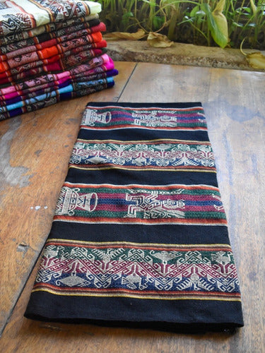 Pack of 2 Aguayo Norteño Inca Blankets 1.15 x 1.15 5