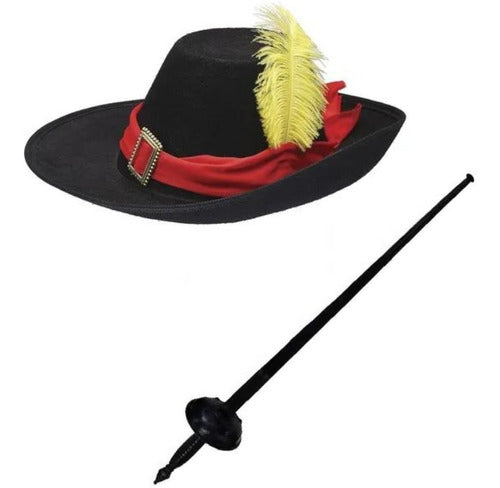 Combo Costume Musketeer Hat Sword X 5 Units 0
