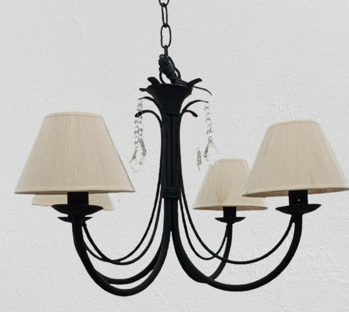 Andina Black Matte Chandelier 0