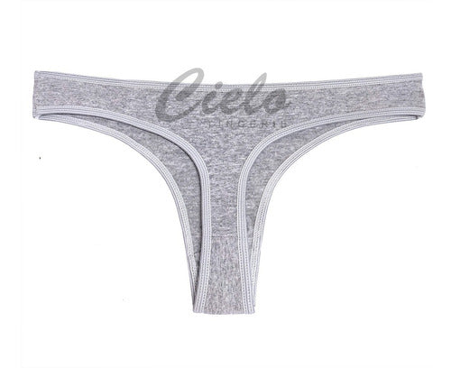 Cielo Lingerie Pack of 12 Cotton Thongs 1