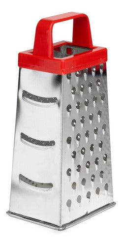 D+M Bazar Manual Cheese Grater 4-Sided Stainless Steel 20cm 0