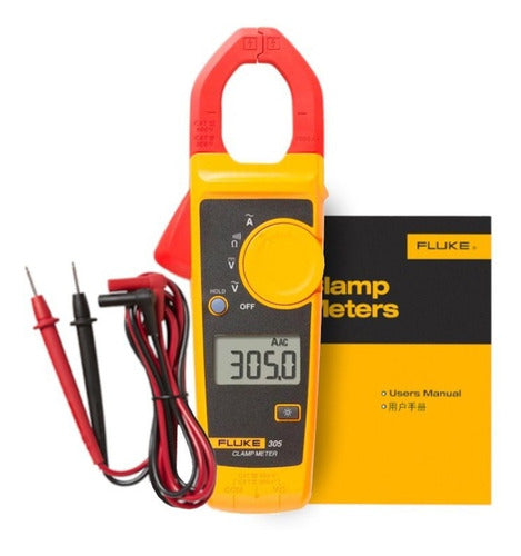 Alicate Amperímetro Digital Categoria Iii 600v Fluke 305 1