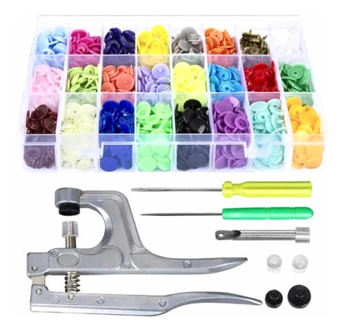 Kit Colocador Broches A Presión Ibi Craft Ideal Scrapbooking 1