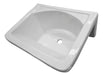 Roca Capea Lavatory Sink with Washbasin - 55 cm White Ceramic 3