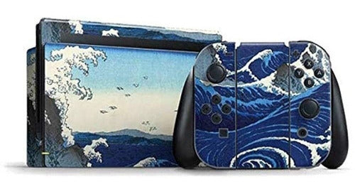 Skinit Hiroshige Nintendo Switch Bundle Skin View of the Whirlpool 0