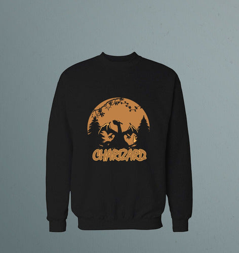 Memo Estampados Charizard Silhouette Hoodie 1