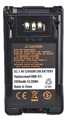 Knb - 47l Li-ion Batería Para Kenwood Nx-200 Nx-300 Tk5220 T 0