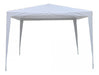 HOGAR Y CAMPING Gazebo Blanco Fácil Armado 3 X 3 Mts. Con 2 Paredes H Y C 2