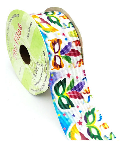 Fita Decorativa - 38mm X 10m - Carnaval - G167 1