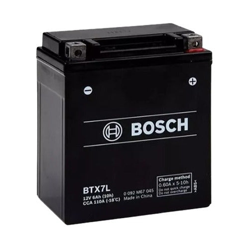 Bosch Battery YTX7L-BS Gel YBR 250, XTZ 250 Twister Tornado 0