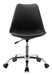 Vonne Black Tulip Office Chair with Wheels - Synthetic Leather 2