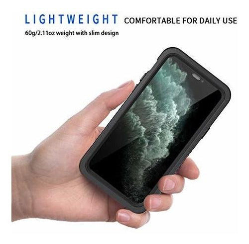 Lanhiem Carcasa Para iPhone 11 Pro (5.8 Pulgadas, Color Negro) 1