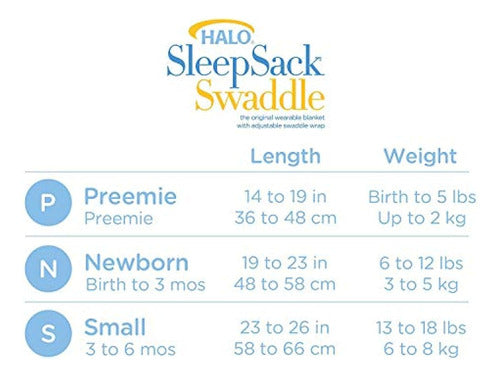 Halo Micro-fleece Sleepsack Swaddle, Cobija Usable Ajustable 4