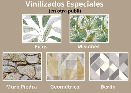 Muresco Papel Vinilizado Hojas Palmera 38711 Especial Dstock 4