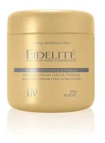 Renewing Coconut and Vanilla Mask UV Fidelité x 270g Kit x6 1
