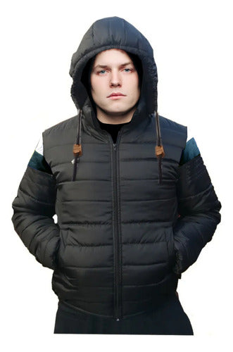 Generic Inflatable Jacket with Hood for Men 4