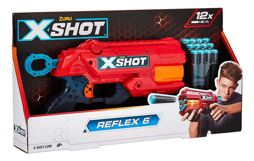 X-shot Excel Reflex 6 Con Dardos 20 Mts Mt3 36116 Ttm 0