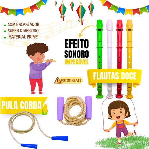 Kit 500 Prenda Festa Junina Brinquedos Doação Brinde Criança 4