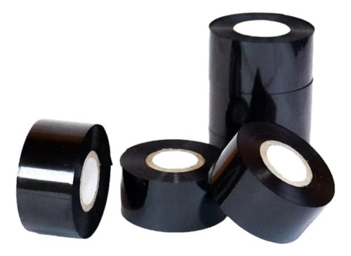 Set of 3 Black Hot Stamping Foil Rolls 30mm X 100m Each 2