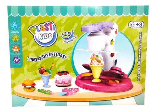 PlastiKids Ice Cream Maker Fun Dough Set 0