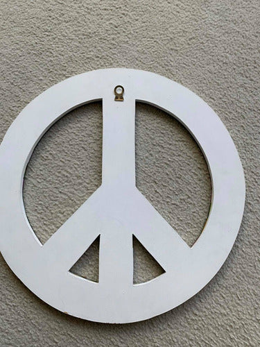 Genérica Peace Symbol Wall Hanging / Glass + Mirrors / Beauty! 5