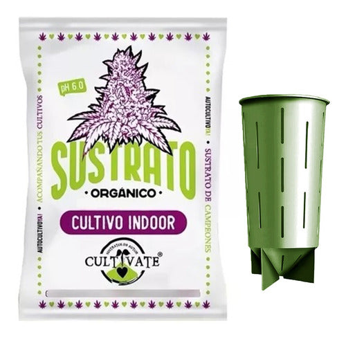 Sustrato Cultivate Indoor Orgánico 25lt Con Mad Rocket 25lts 0