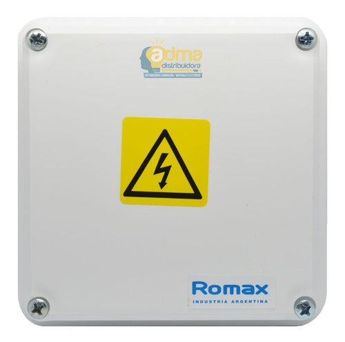 Romax Waterproof Outdoor Box for Balun Electrical Connections 8x8x6 0