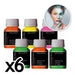 Pintafan Pack X6 Artistic Fluorescent Liquid Makeup 0