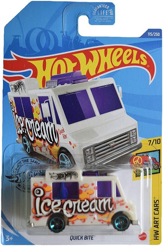 Hot Wheels Quick Ice Cream Truck 1:64 Scale 1