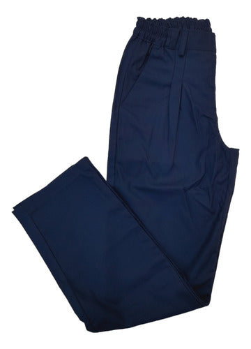 Jep Soluciones Textiles Pantalon Azul Escolar Con Elastico 0