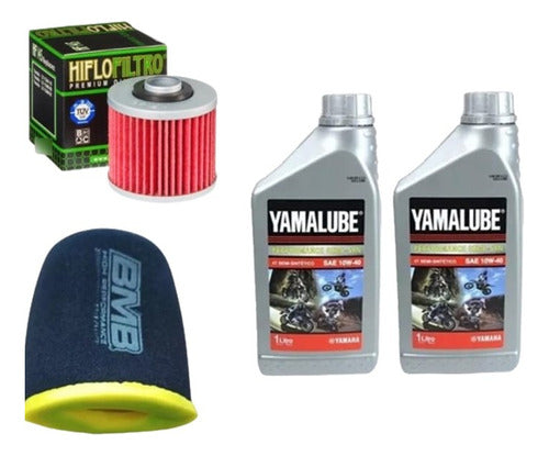 Yamaha Yamalube Oil Kit + BMB Filter + Hiflo YFZ 450R OEM 0