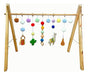 Nordic Montessori Wooden Handmade Crochet Baby Gym 4