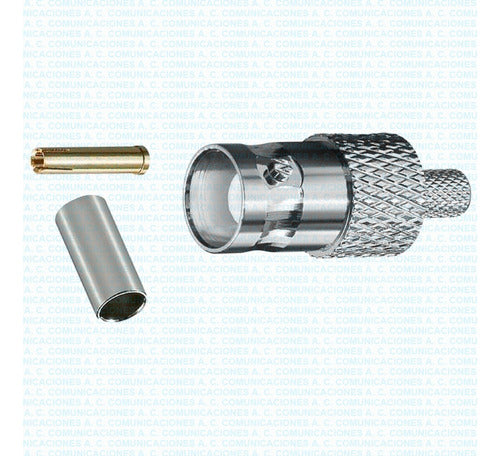 Generic BNC Female Connector RG-58 Crimp 0