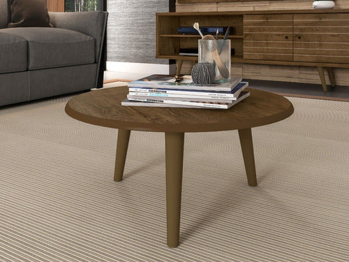 Brilha Vintage Round Center Living Room Table 3