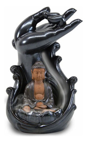 Iluminarte Porta Cono Fuente Humo Kuan Yin Feng Shui Sahumerio Zen 0