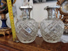 Cristal Imperial Perfume Bottles with 925 Silver Top - Price for the Pair 2