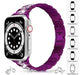 Malla Para Apple Watch Series1-7 Brillos Purpura 38/40/41mm 2